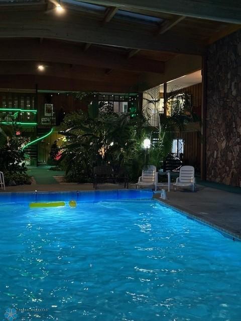 Pool at Night
