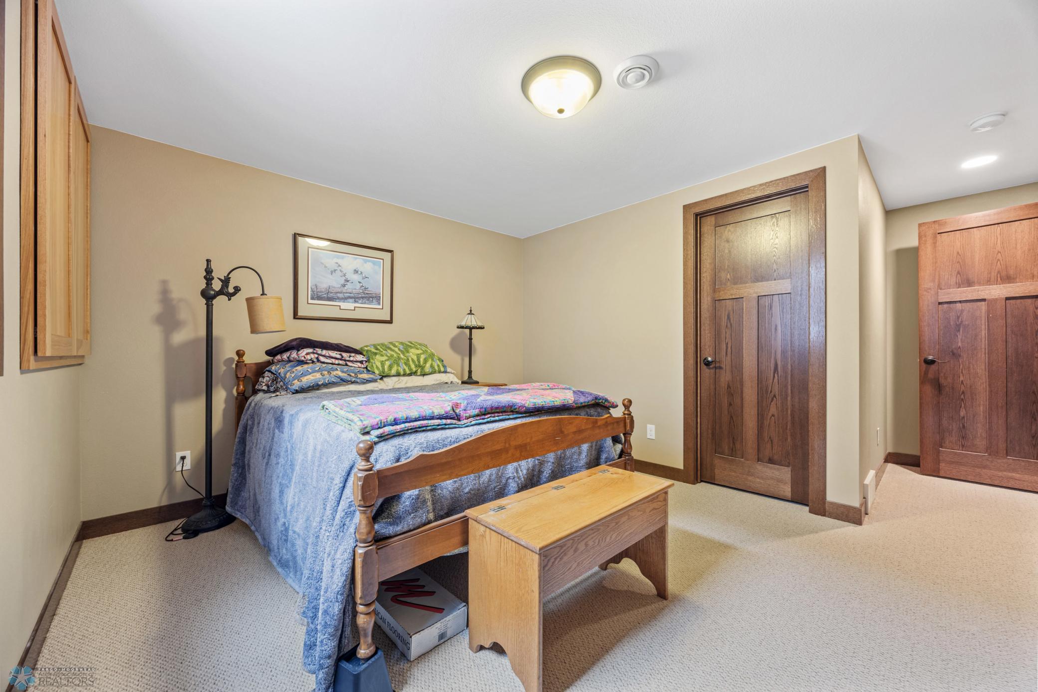 Bedroom 5 in Basement with walk in Closet
