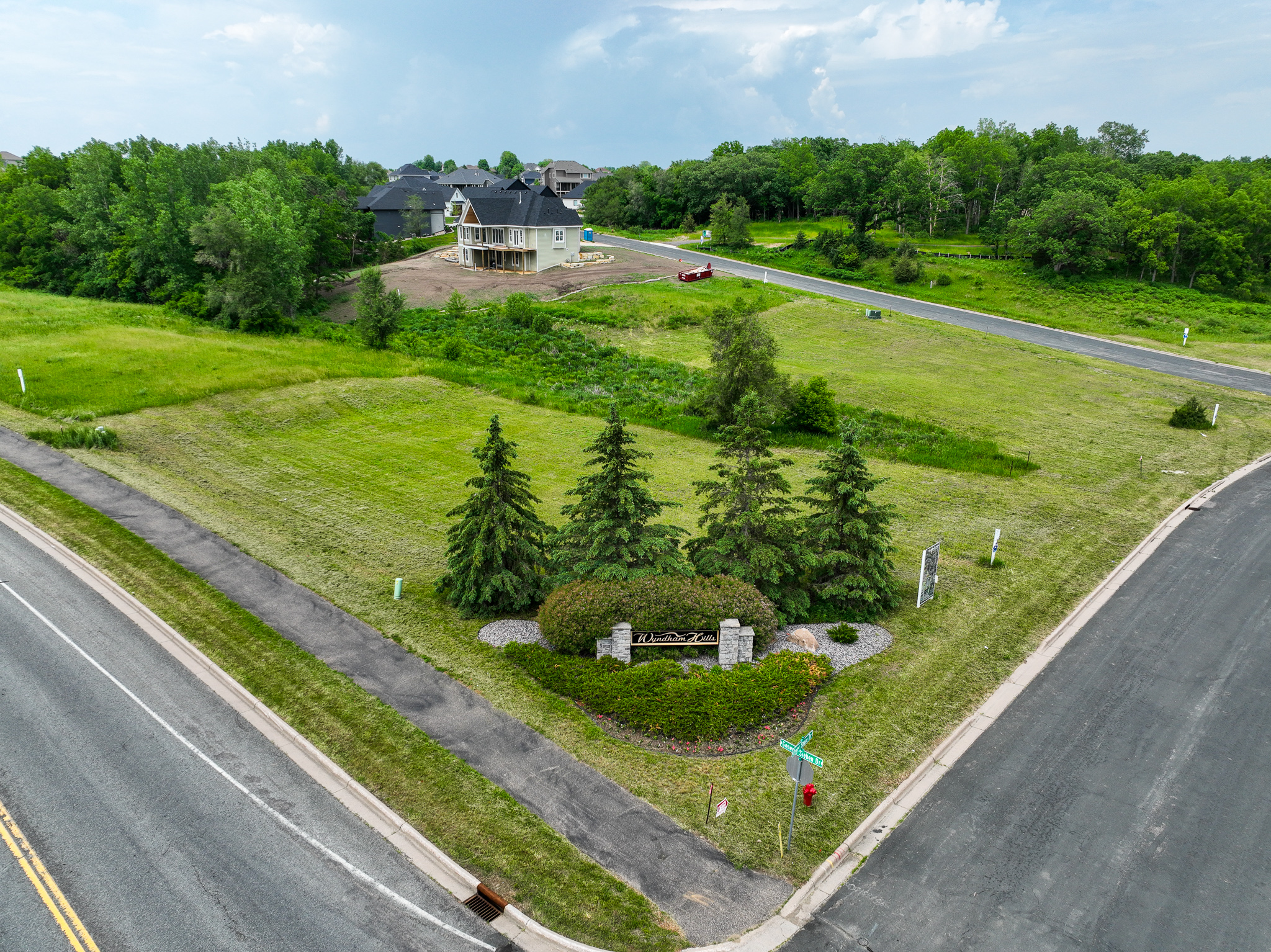 Drone view of 1780 River Shore Drive