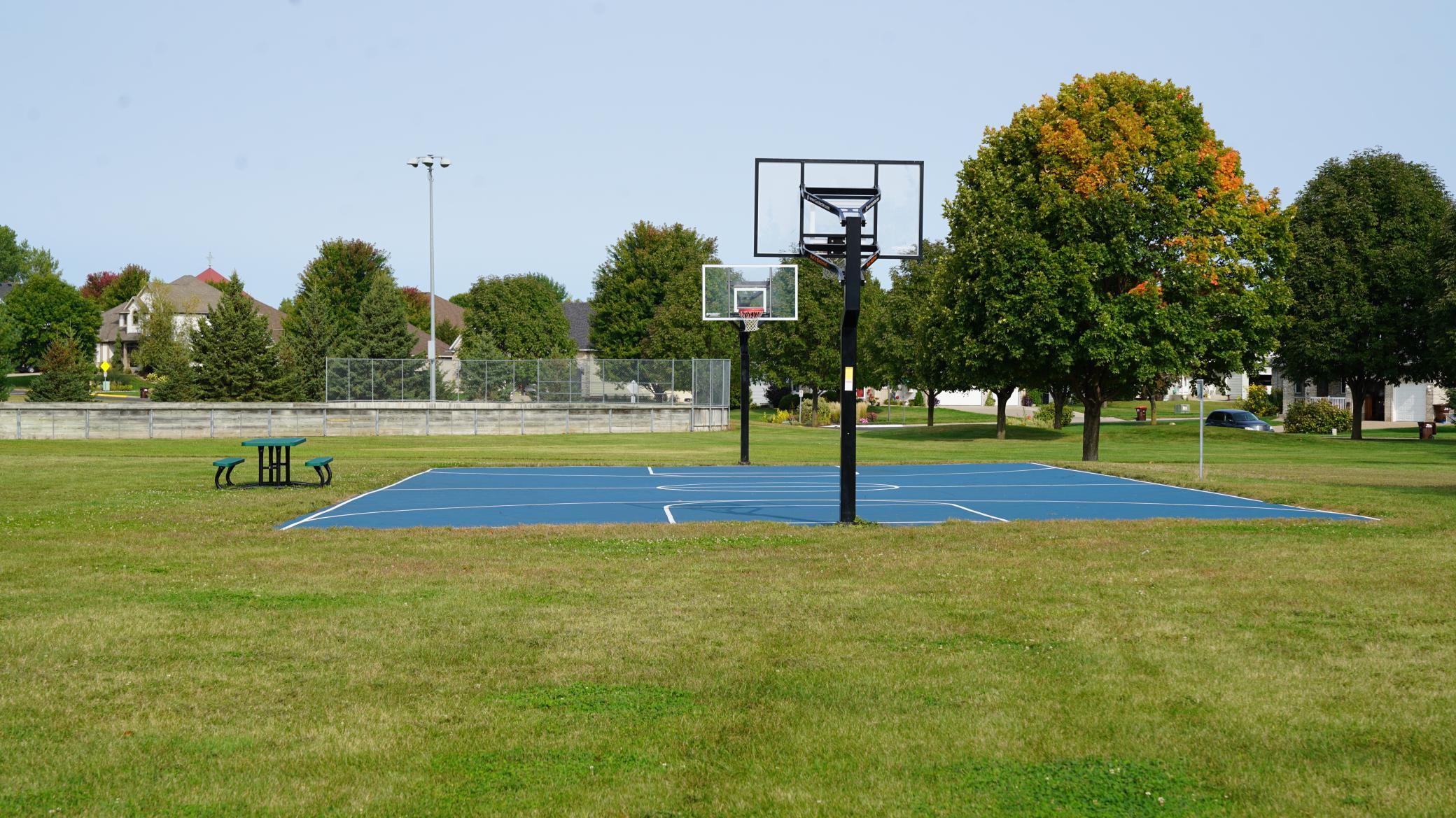 Full basketball court
