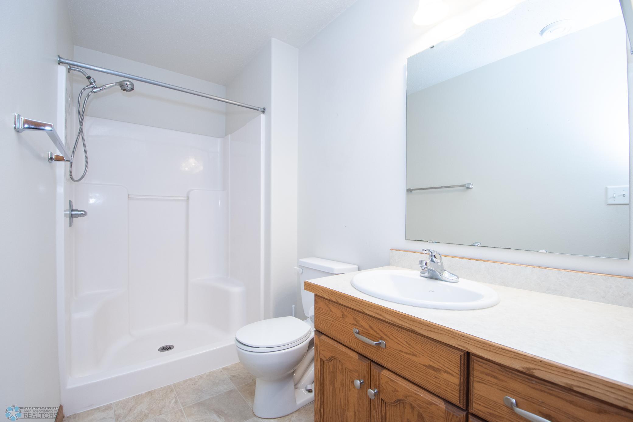 Lower level 3/4 bath