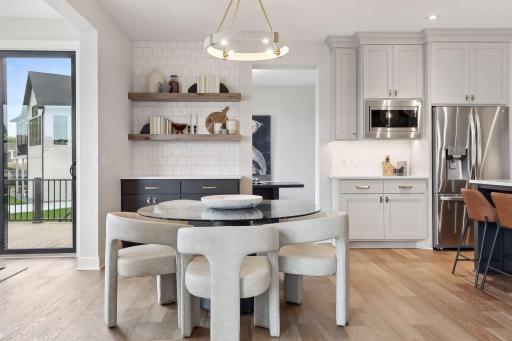 Dinette into Office *image of like home, finishes may vary