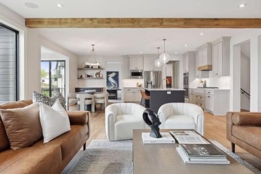 Great Room overlooking dinette and Kitchen *image of like home, finishes may vary