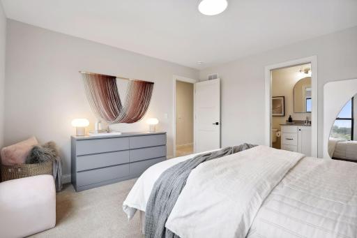 Bedroom 4 with ensuite bath *image of like home, finishes may vary