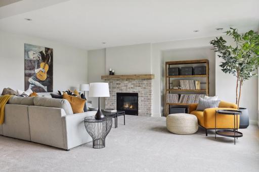 Lower level Family Room *image of like home, finishes may vary