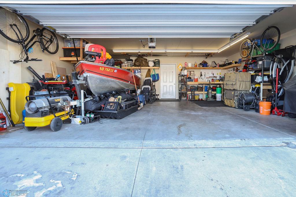 Garage is insulated