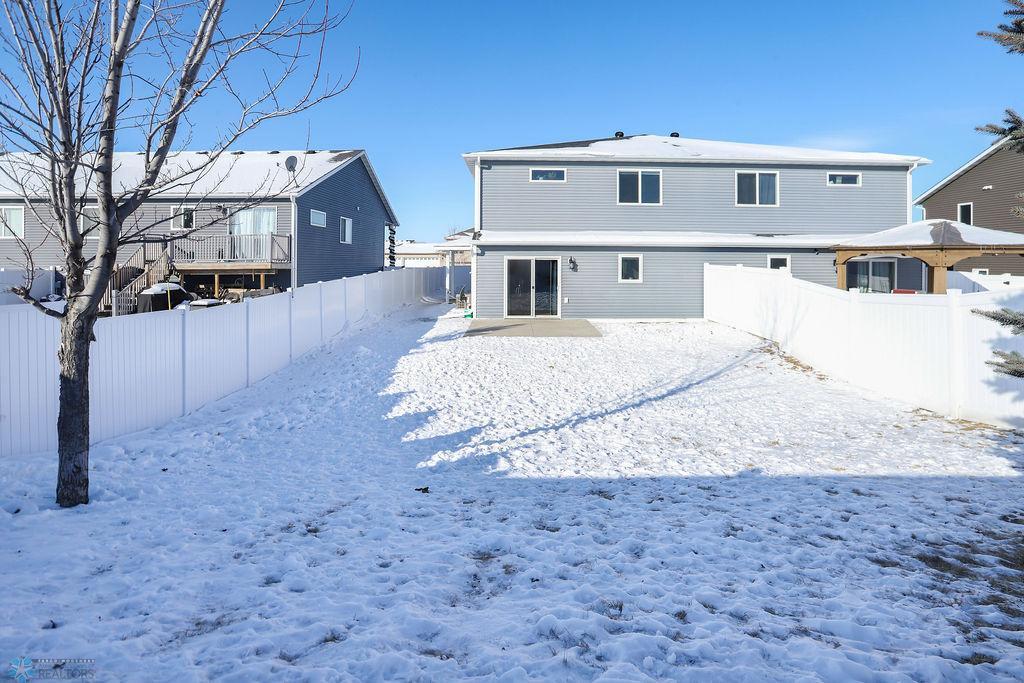 Rear of home