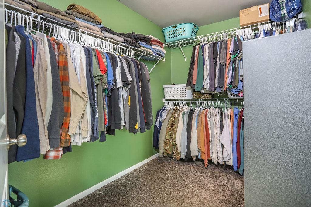Primary walk-in closet