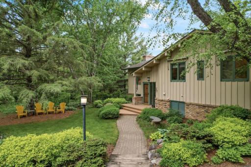 The 6.5 acre grounds are beautifully lush with pines, maples, oaks, and a variety of bushes and native plants.