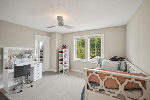 Bedroom #1 with a large walk-in closet and Jack & Jill bathroom
