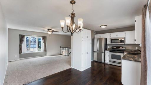 Upper level flows nicely and is perfect for entertaining.