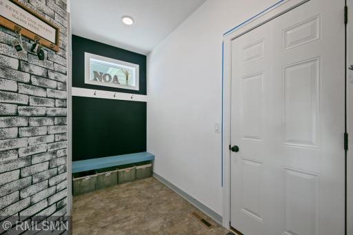 Mudroom with Bench Seating