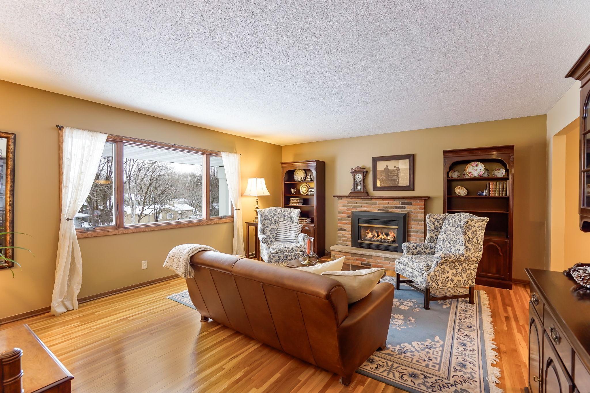 Home is filled with natural sunlight