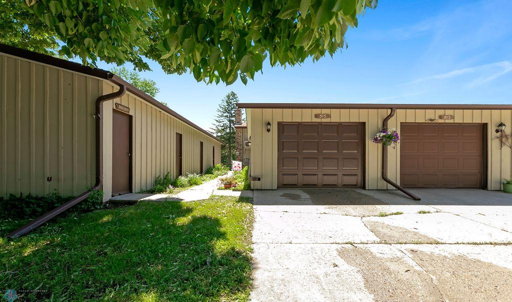 Attached garage
