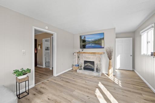 Cozy electric fireplace