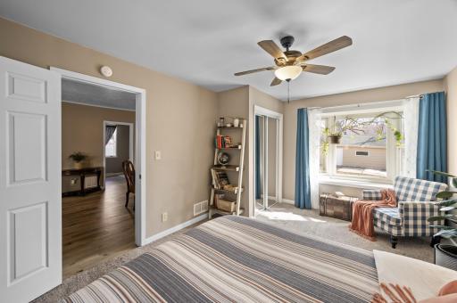 Large picture window with reading nook!