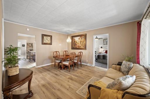 Updated LVP flooring throughout the home