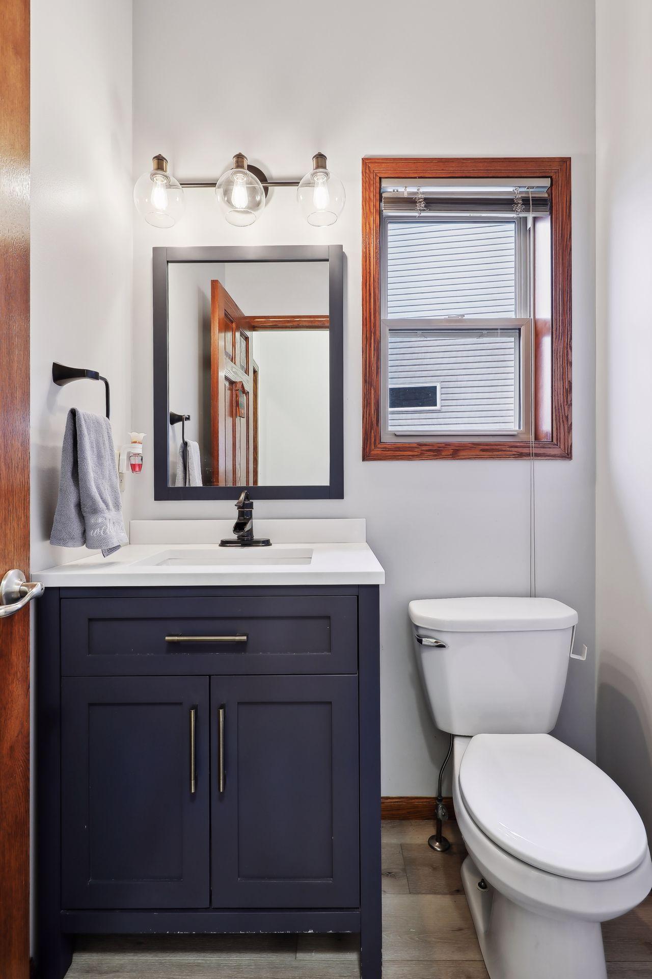 First floor updated half bath