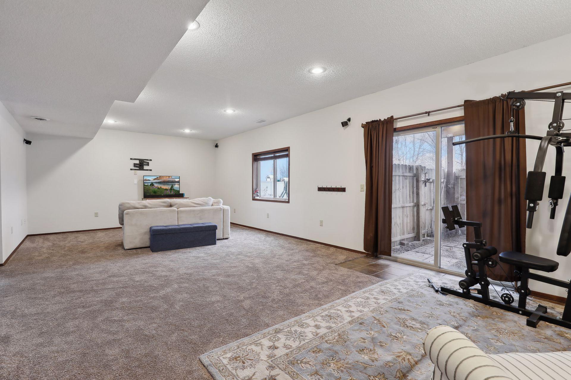 Lower level family room