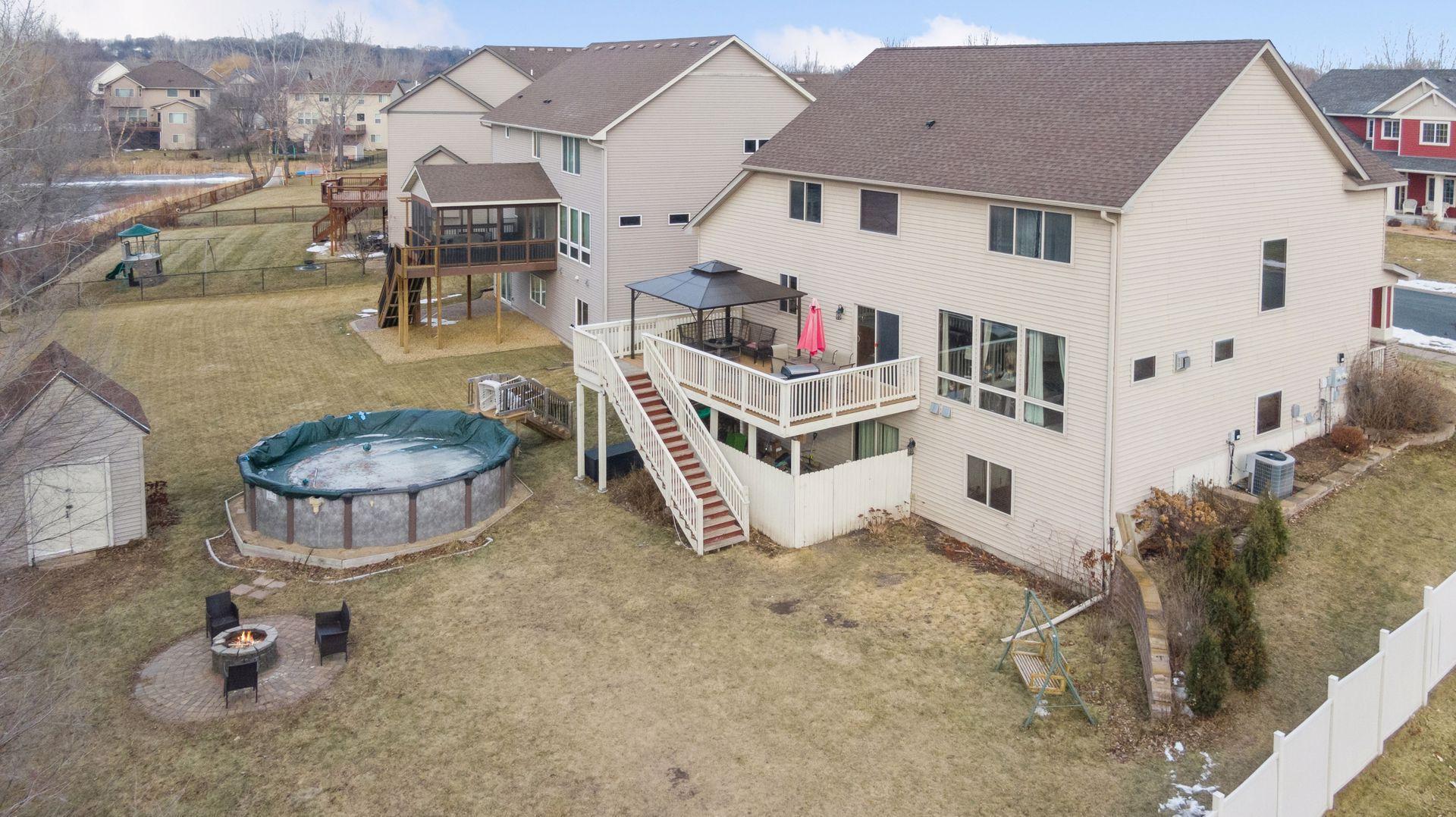 Above ground pool can be removed if not needed