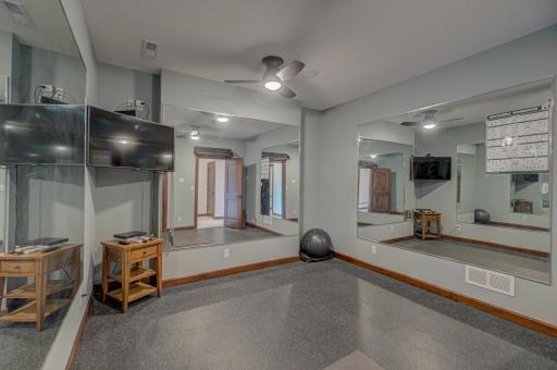 Fitness room.
