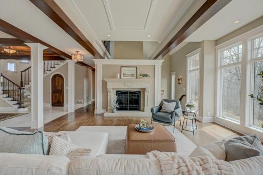 Custom ceiling details.