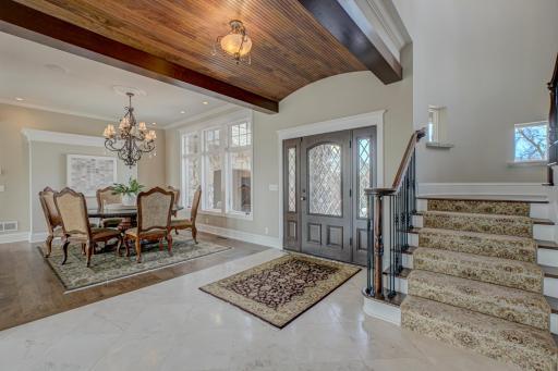 Large foyer with inspiring views.