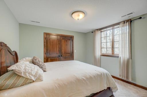 Lower level bedroom.