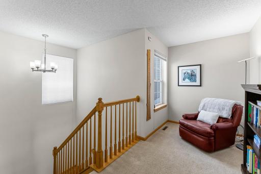 Cozy Loft, great for a Reading Nook or Office Space.