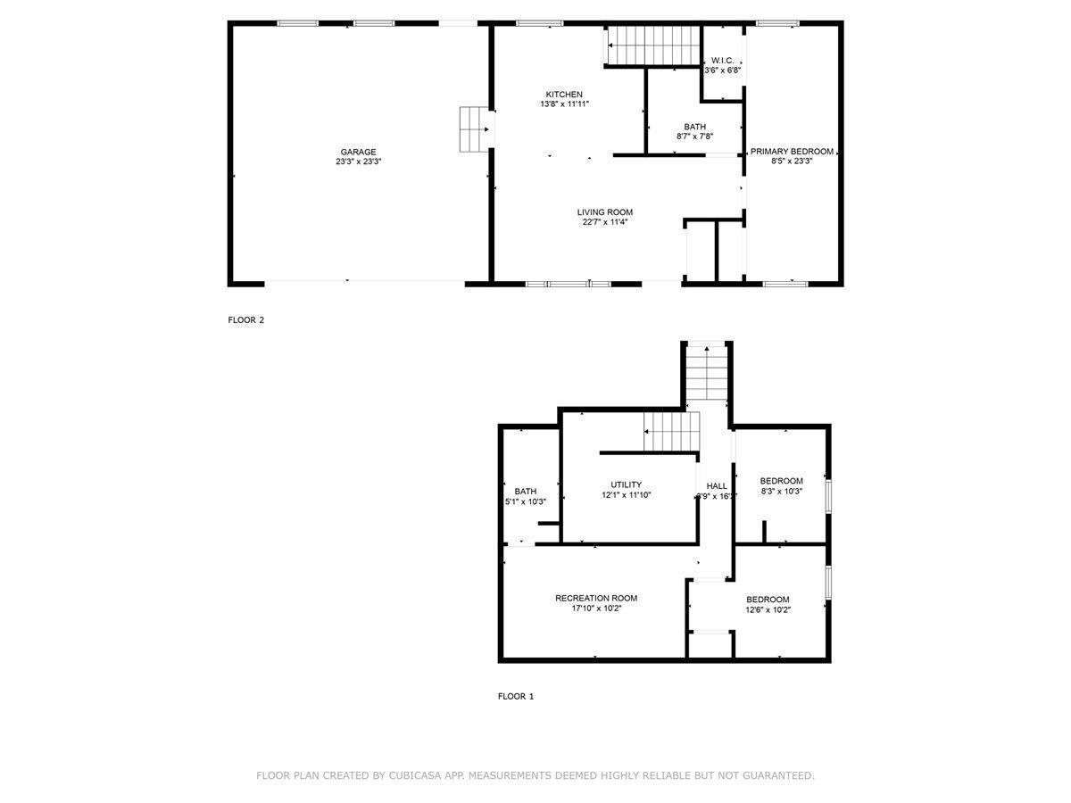 All levels floor plan