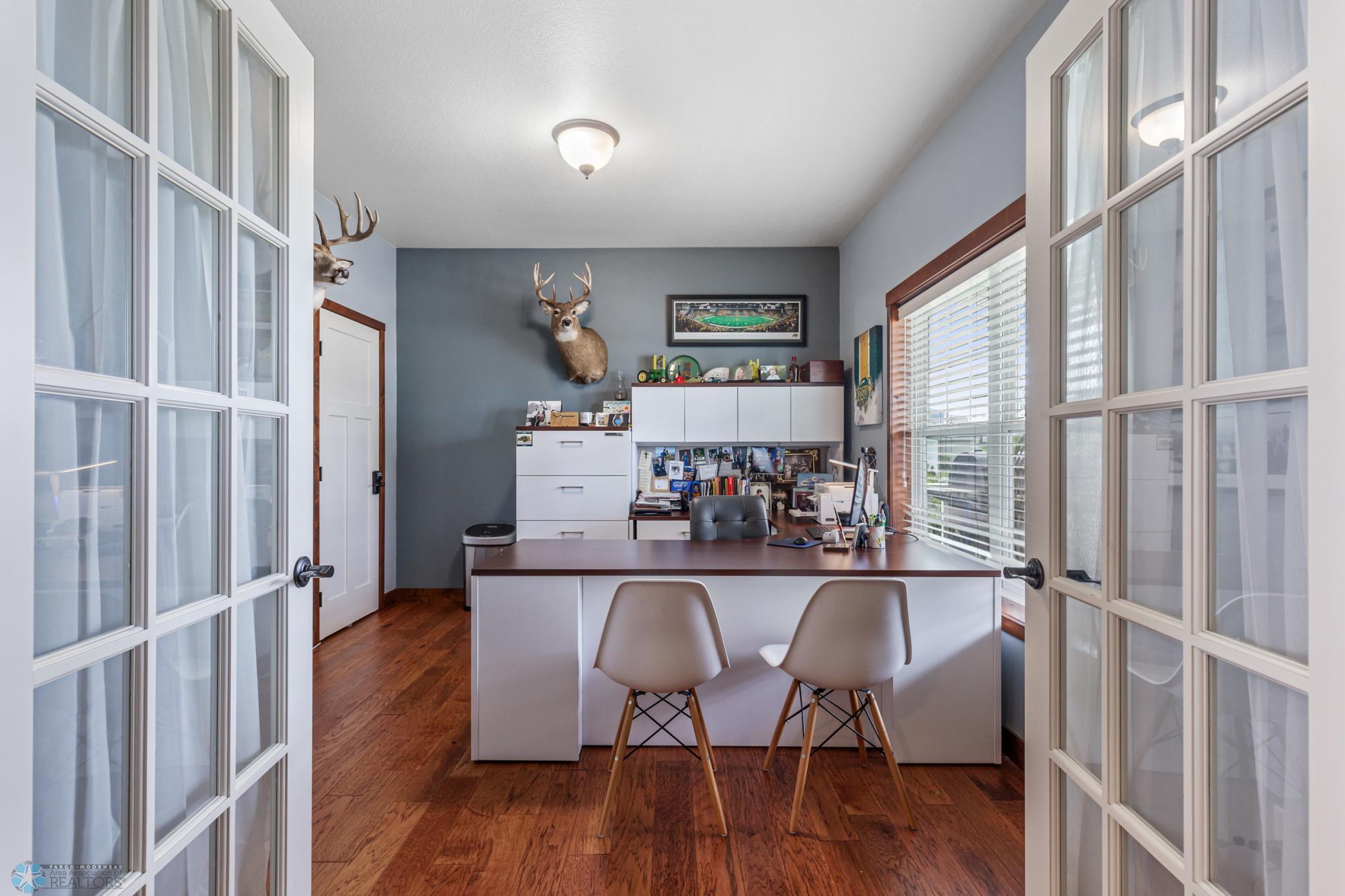 Main Floor Office w/ French Doors