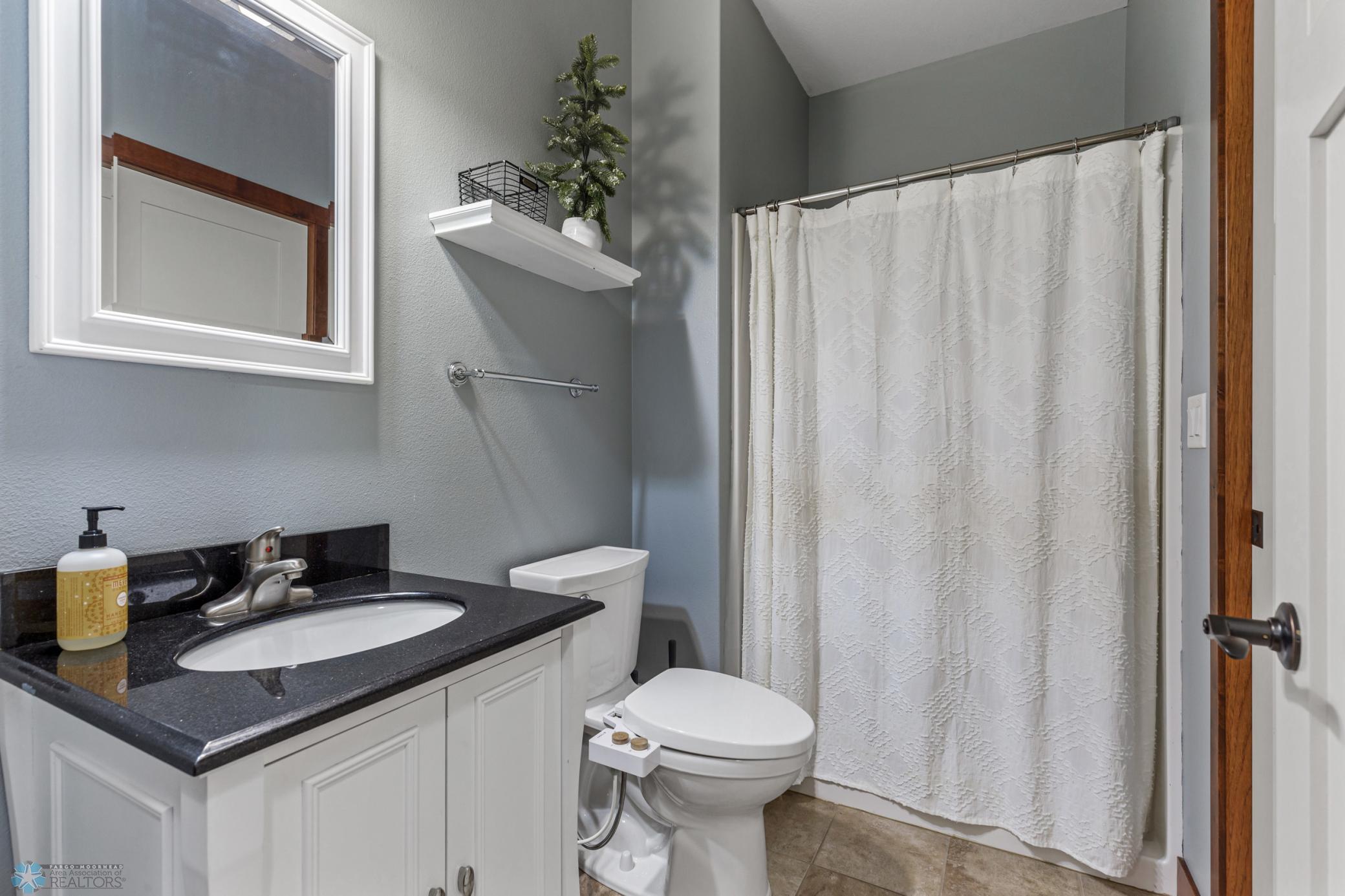 Main floor 3/4 Bath off of Office
