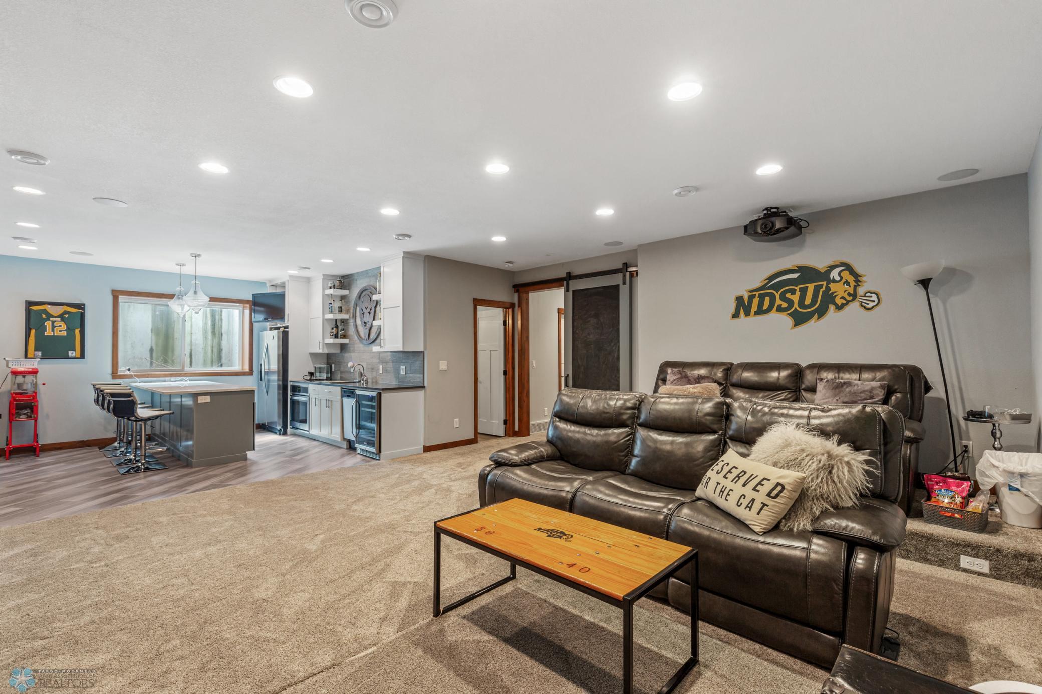 Lower Level w/ 9" ceilings