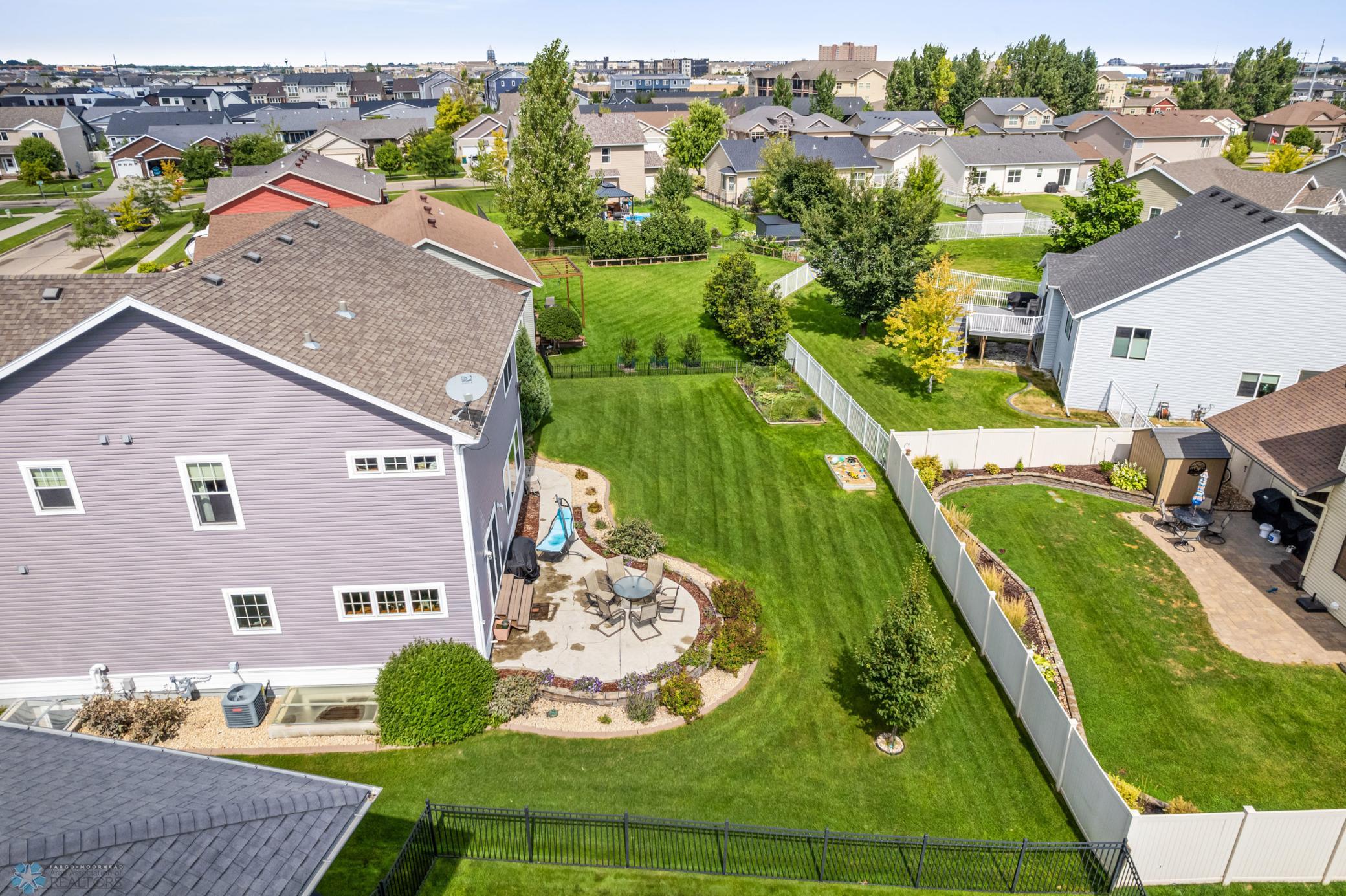 Aerial View of Backyard