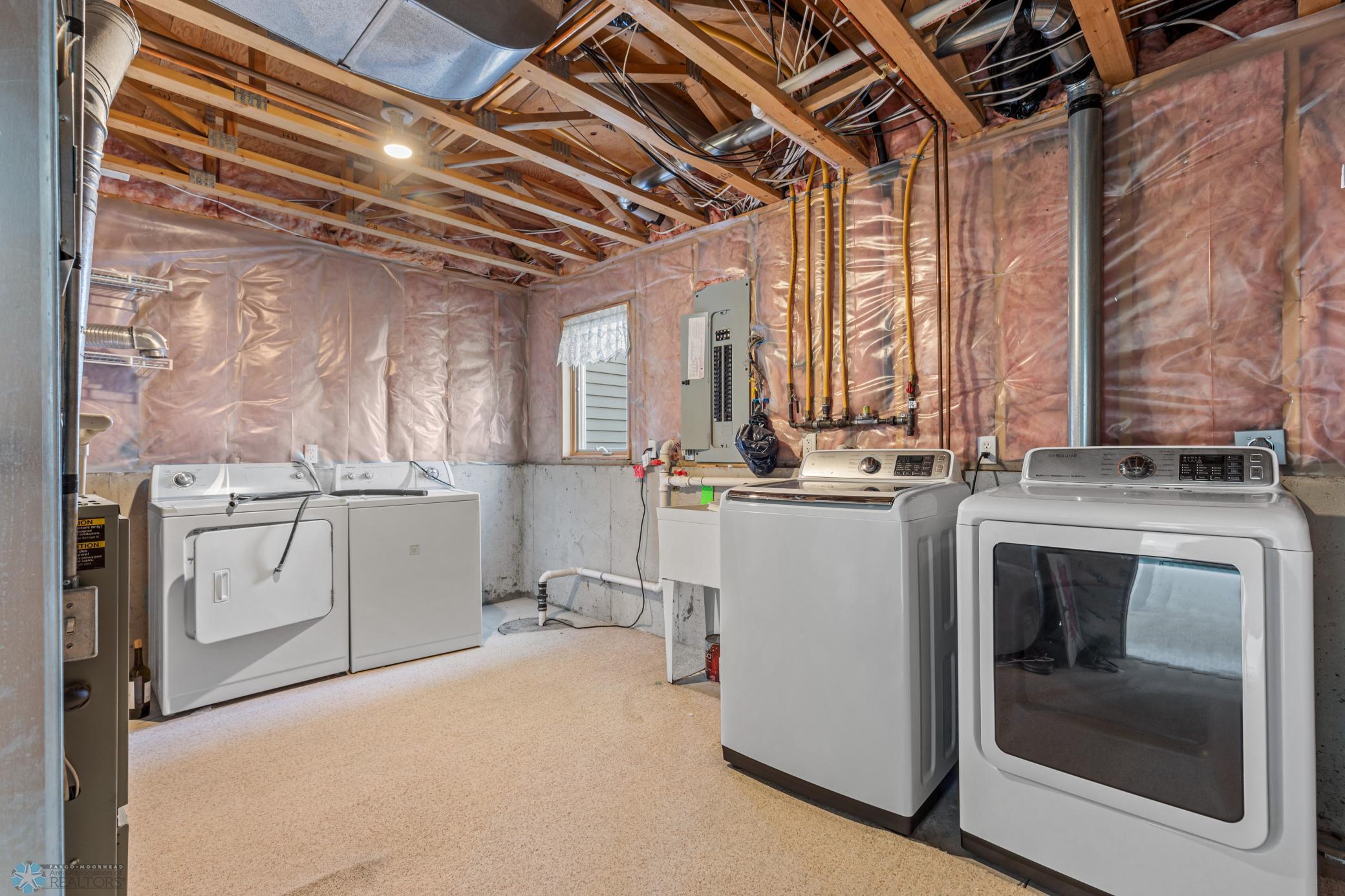 Laundry Room with window
