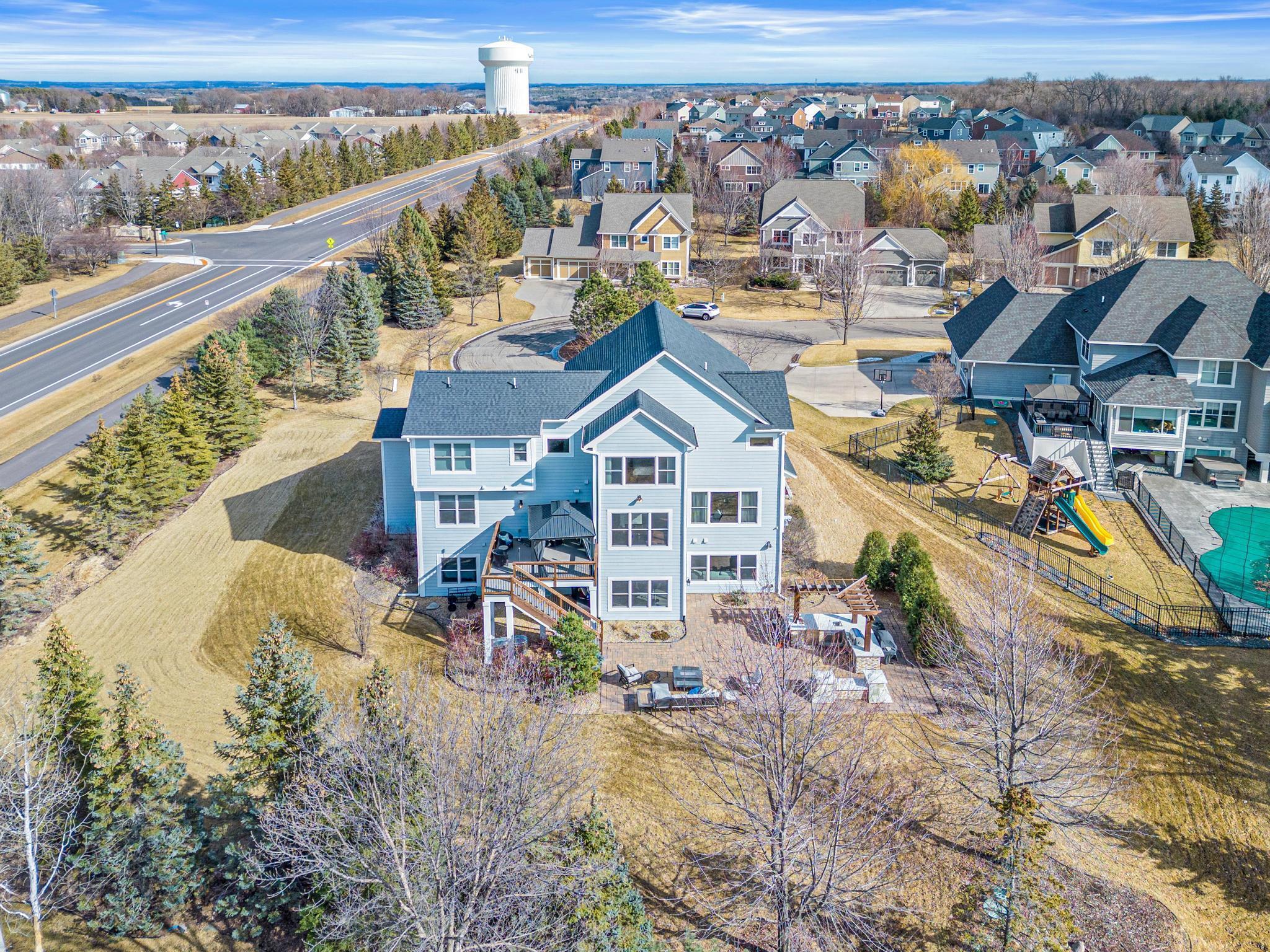 Cul de sac and nature trails