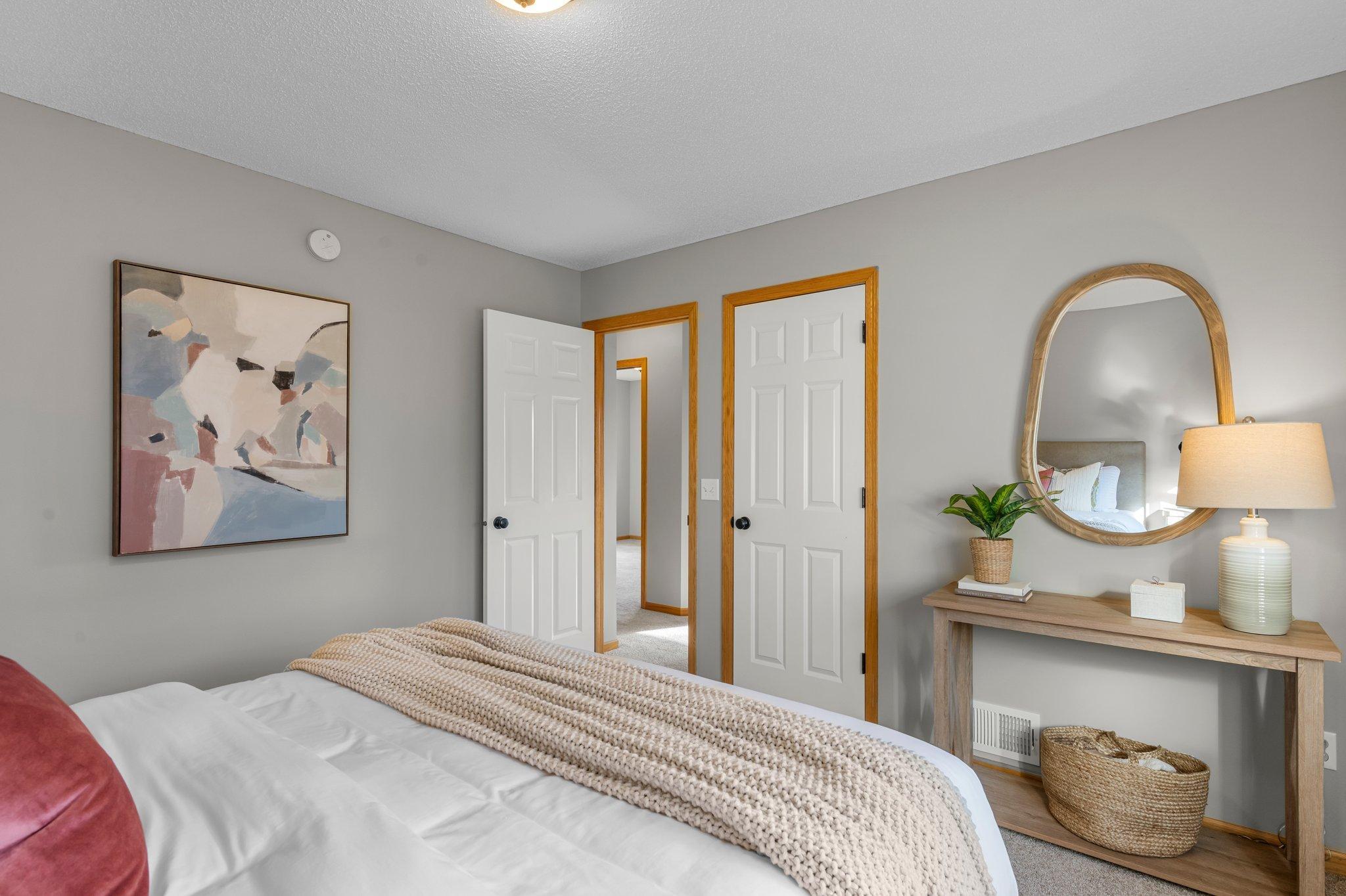 An alternate view of the primary bedroom.