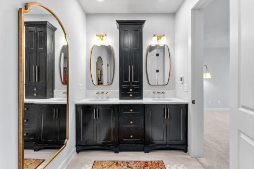 The primary bedroom ensuite bathroom is both elegant and well appointed.