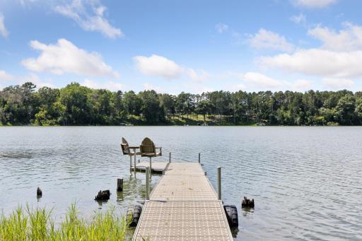 Lake living without the drive north! Cast a net, jump in your kayak or stand on a paddle board off your 30ft aluminum dock.