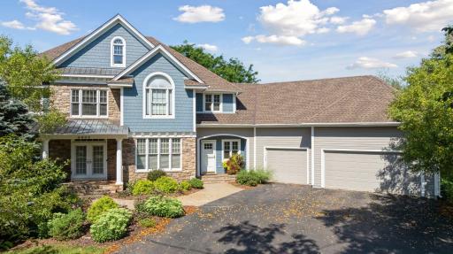 Hardie siding on all 4 sides. Painted in 2020