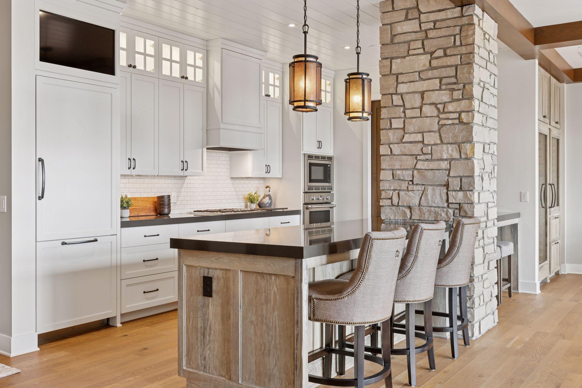 The thoughtfully appointed kitchen is the perfect space to test your culinary skills