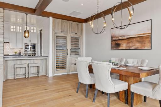An ideal space for sharing a meal with friends