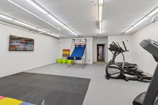 Exercise Room - or use as a workshop or flex space!