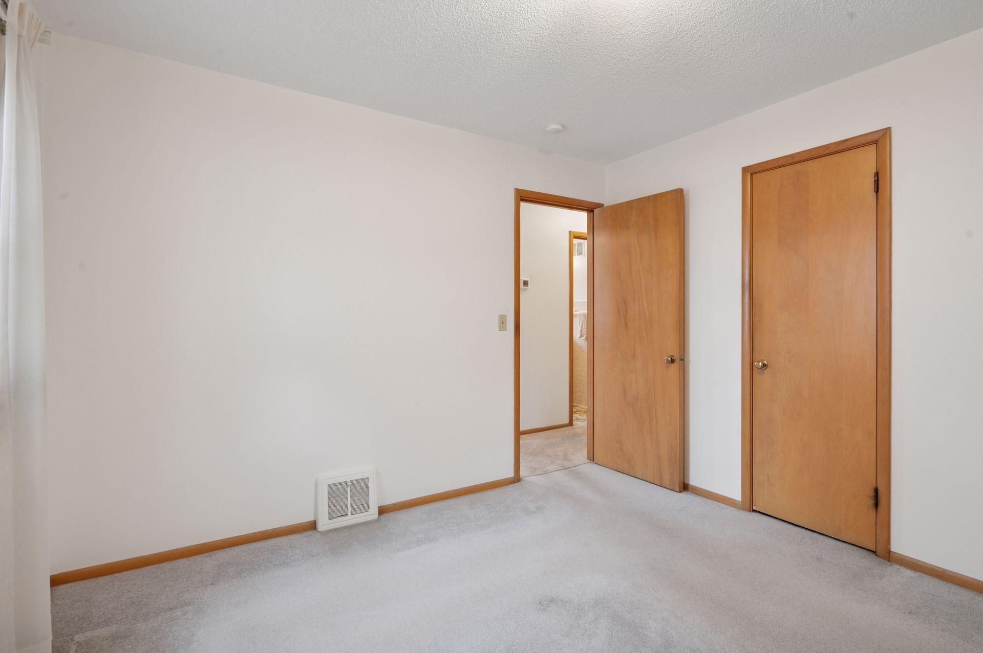 Generous sized closets