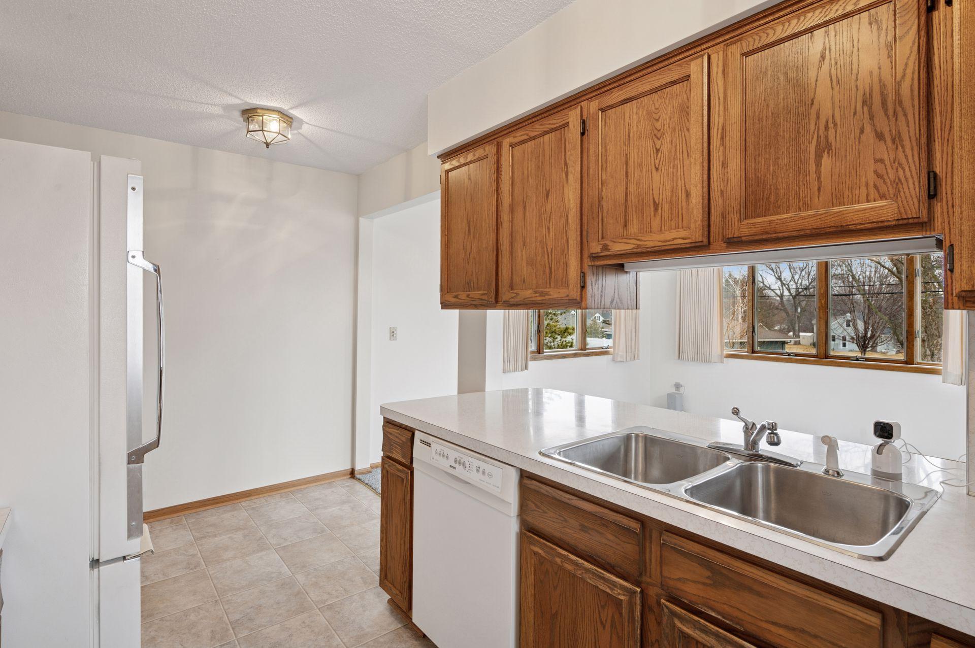 An abundance of natural lighting throughout