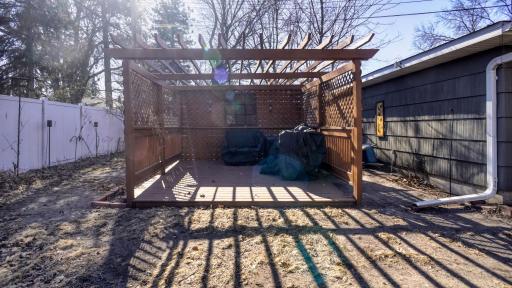 Great spot for a hot tub or dining area