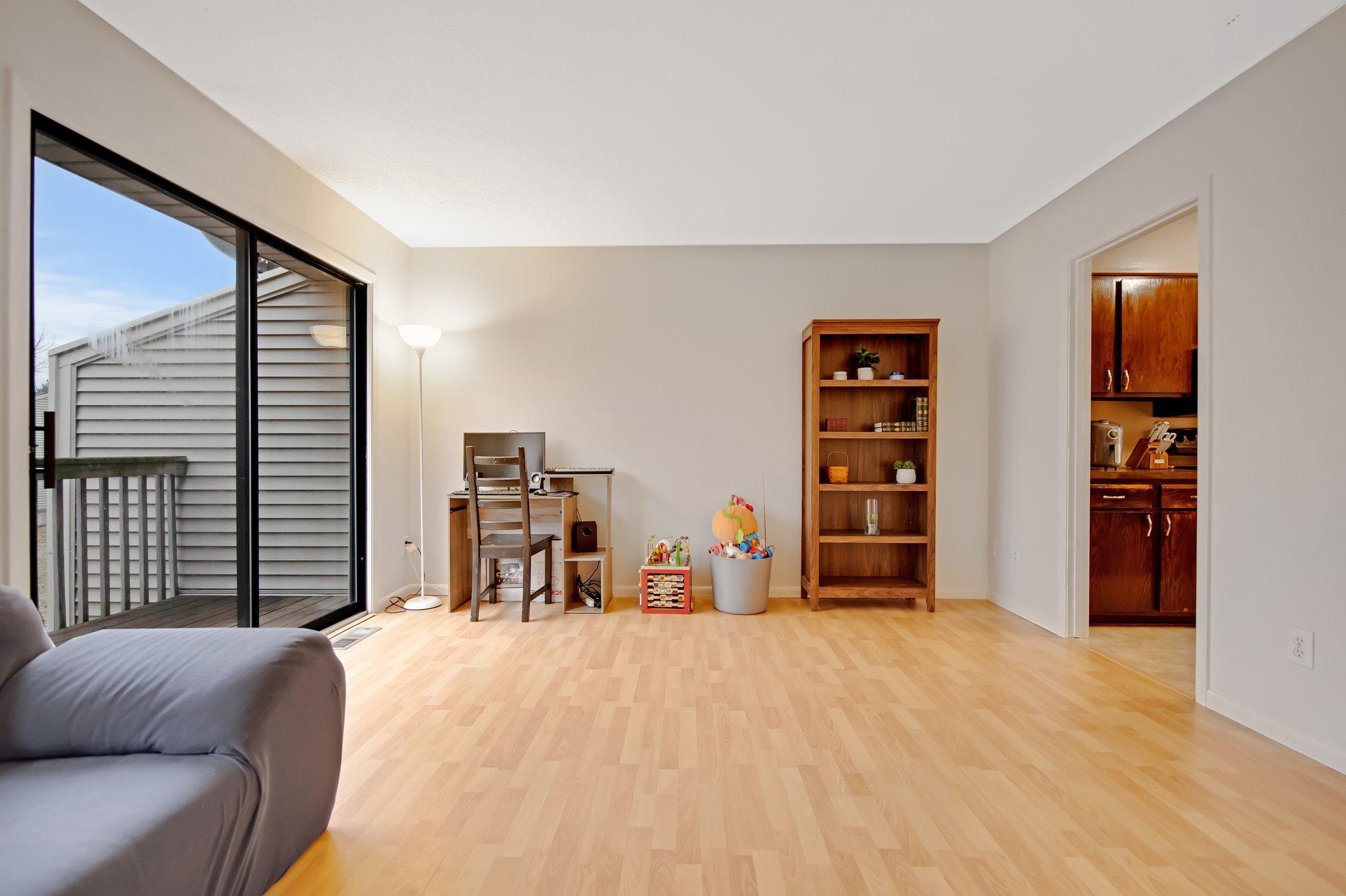 Deck off of living room/dining room