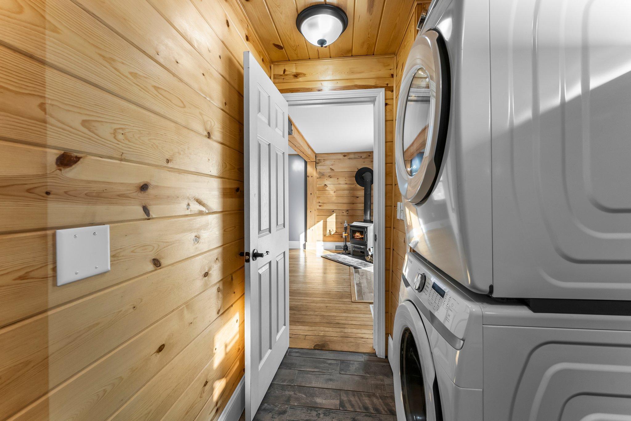 First floor laundry and bathroom