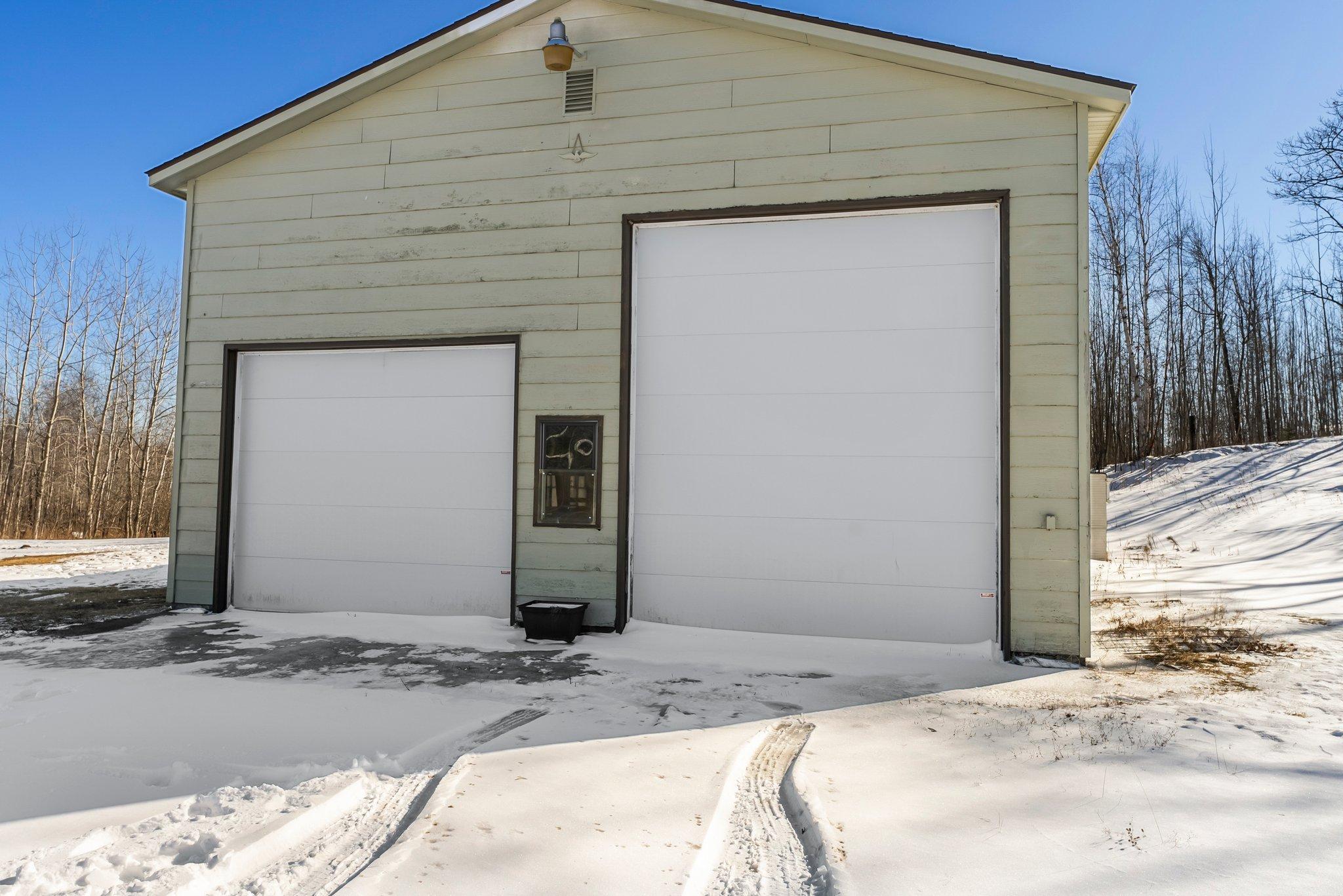 Exterior of pole barn