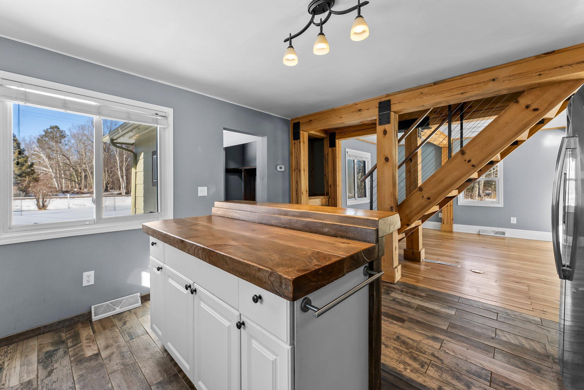 Butcher block countertops